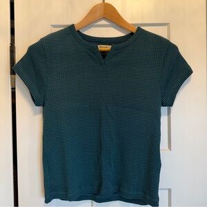 Madewell Women’s Ribbed Split Neck Tee